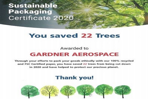 uu电玩官网航空被Pregis授予“2020年可一连包装证书”